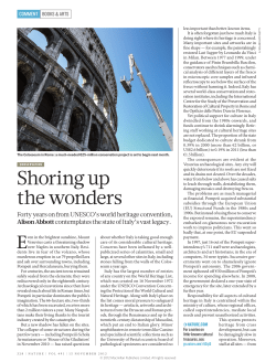 Shoring up the wonders