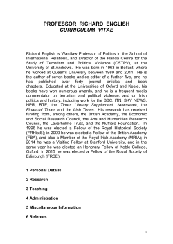 Richard_English_2015.. - University of St Andrews