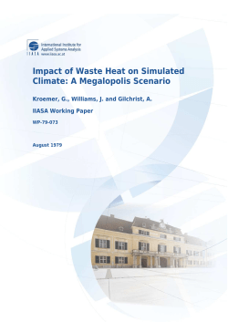 Impact of Waste Heat on Simulated Climate: A Megalopolis Scenario