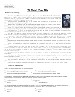 Tim Burton`s Corpse Bride