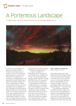 A Portentous Landscape