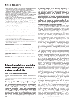 Epigenetic regulation of translation reveals hidden genetic variation