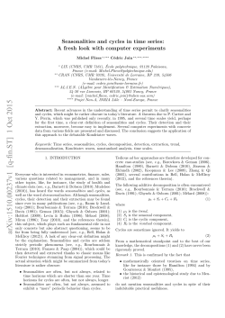 Seasonalities and cycles in time series: A fresh look with computer