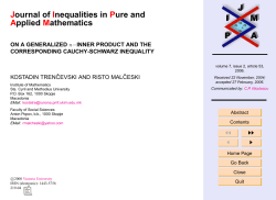 On a Generalized $n-$inner Product and the Corresponding Cauchy