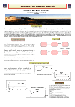 Poster dimensions presented at the conference: 85 cm wide x 120 cm