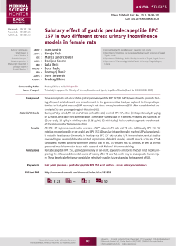 Salutary effect of gastric pentadecapeptide BPC 157 in two different