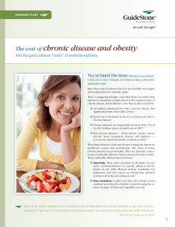 The cost of chronic disease and obesity