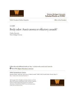 Body odor: Aura`s aroma or olfactory assault?