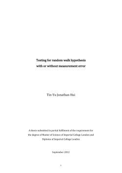 Testing for random walk hypothesis with or without