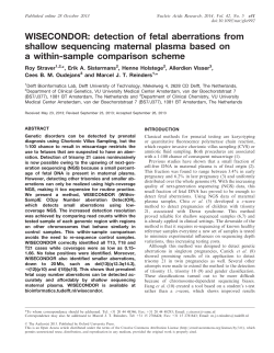 detection of fetal aberrations from shallow