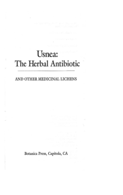 Usnea - Christopher Hobbs