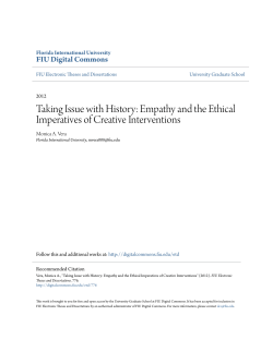 Taking Issue with History: Empathy and the
