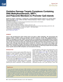 Oxidative Damage Targets Complexes Containing DNA