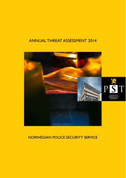 ANNUAL THREAT ASSESSMENT 2014
