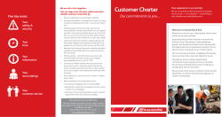 Customer Charter - Queensland Rail
