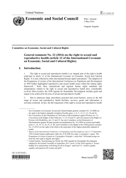 Economic and Social Council