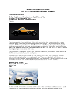Exhibition Schedule