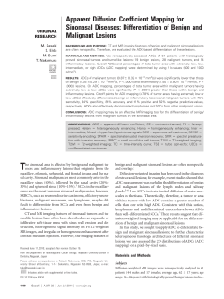 Differentiation of Benign and Malignant Lesions