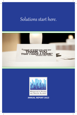 read the 2013 MHSA Annual Report.