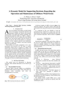 A Dynamic Model for Supporting Decisions Regarding the Operation