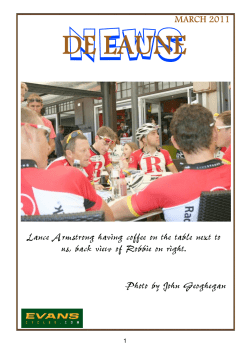 Lance Armstrong having coffee on the table next to us, back view of