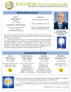 Greater Vancouver / Lower Mainland - eckankar-bc