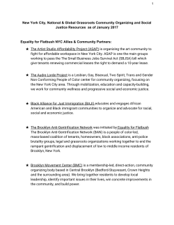 Grassroots Community Organizing Resources