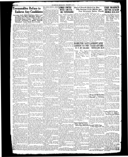 ownsendites Refuse to Endorse Any Candidates