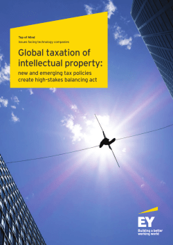 Global taxation of intellectual property