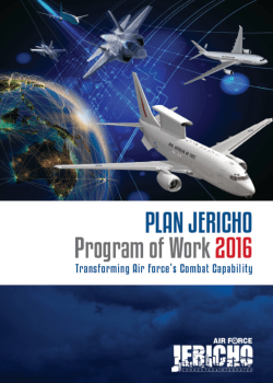 Plan JERICHO Program of Work
