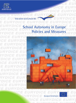 School Autonomy in Europe. Policies and Measures