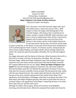 BOOK CLUB NEWS January 16, 2015 Richard Bass, Coordinator