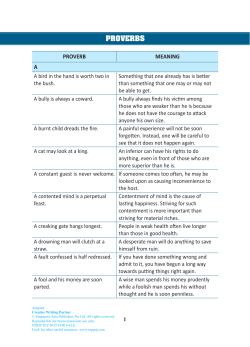 proverbs - Singapore Asia Publishers