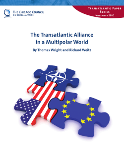The Transatlantic Alliance in a Multipolar World