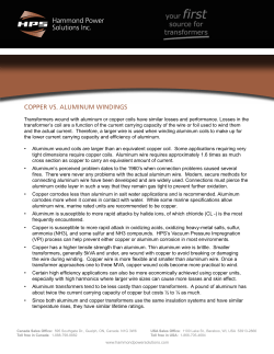 Copper vs. Aluminum Windings