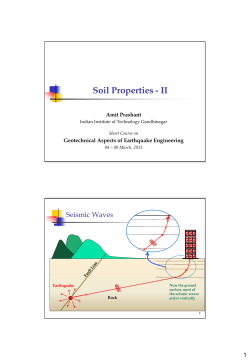 Soil Properties – II