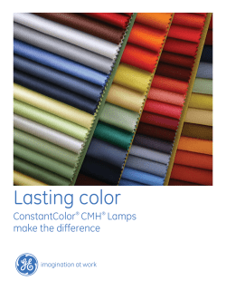 GE HID Lighting | ConstantColor® CMH® Lamps make the