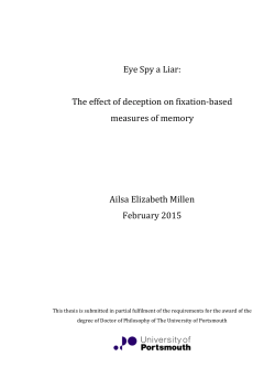 Eye Spy a Liar - Portsmouth Research Portal
