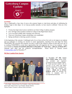 Gettysburg Campus December 2013