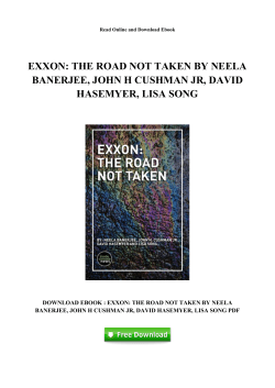 The Road Not Taken By Neela Banerjee, John H