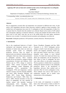 Full-Text - Journal of Tethys