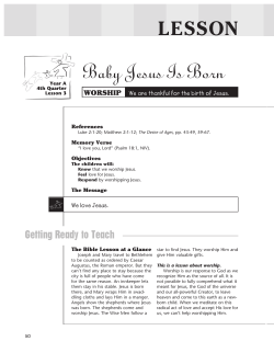 Baby Jesus Is Born