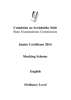 marking scheme