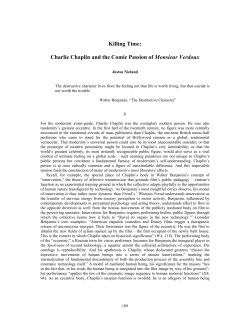 charlie chaplin and the comic passion of