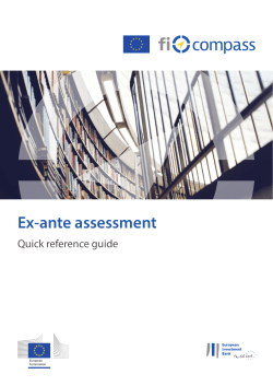 Ex-ante assessment - fi