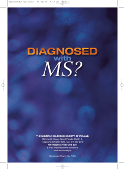 Diagnosed with MS?