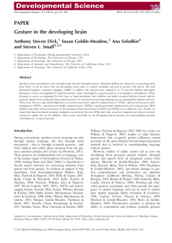 Dick et al., 2012 - Goldin-Meadow Lab