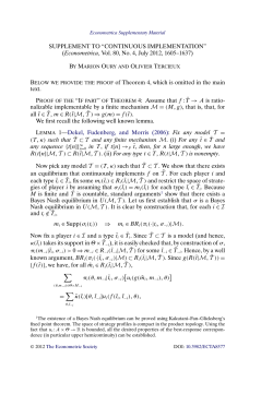Supplement to "Continuous Implementation"