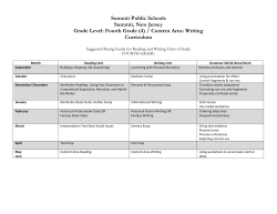 Grade 4 Writing - Summit Public Schools