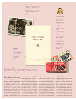 Mims` Manual of Manners - The Association of Former Students